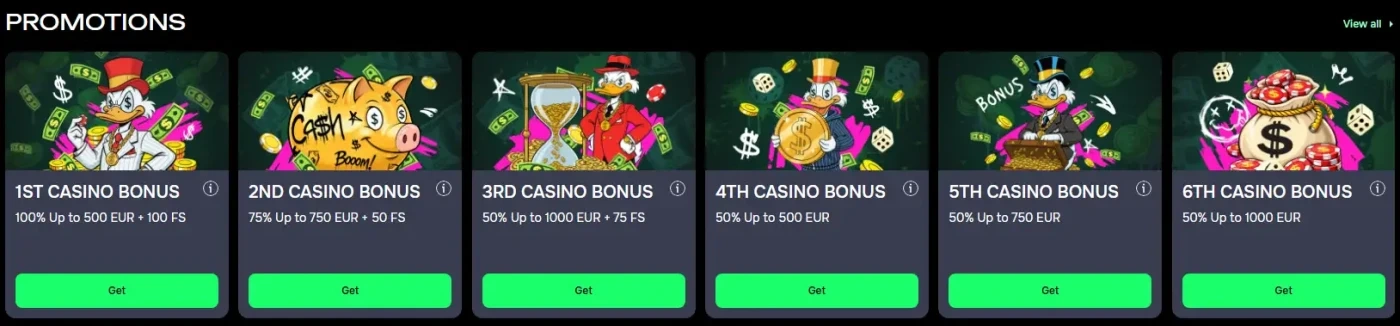Cashobet Casino Welkomstbonus